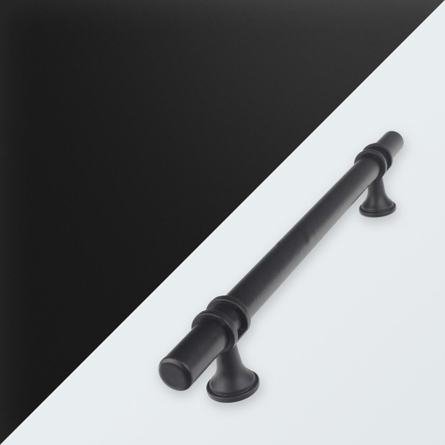 Patrijspoortverduistering - Zwart Eco Frost mat/mat