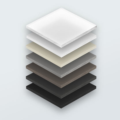 Patrijspoortverduistering - Wit Eco Frost mat/mat